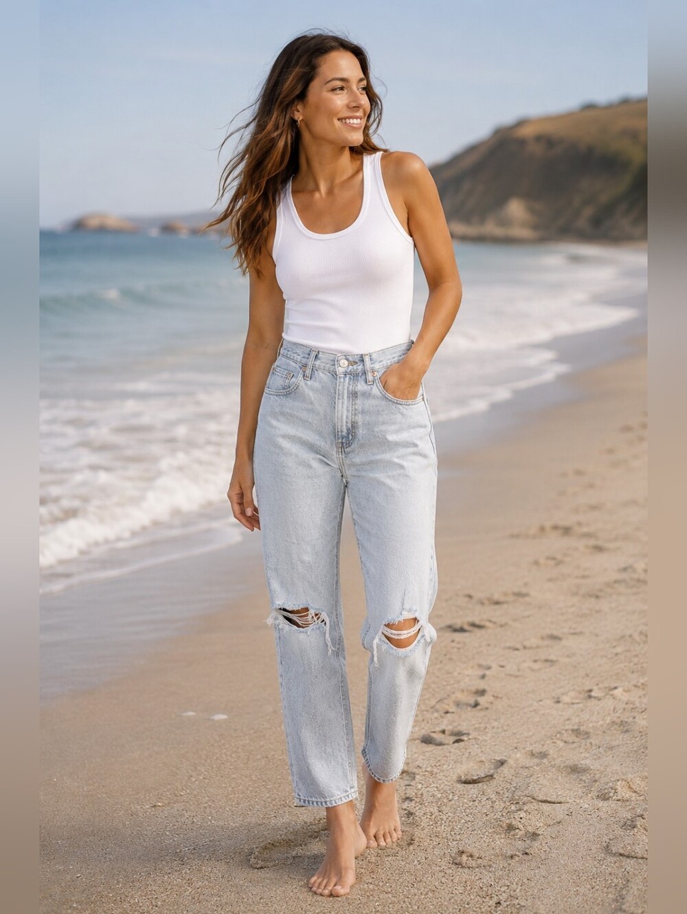 Sunday Best Aritzia Distressed High Rise Jupiter Jean Grunge Women's 00